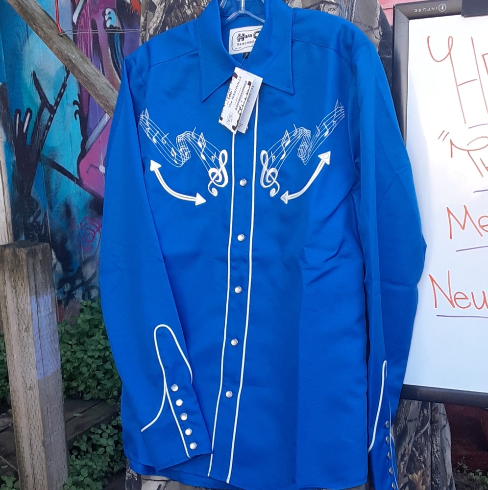 *NWT* H BAR C "The Nashville" Tencel Western Shirt